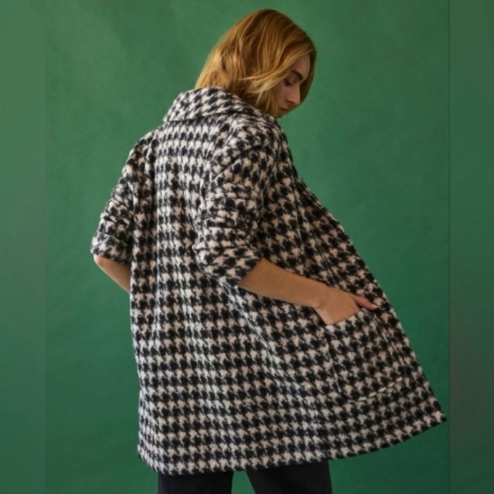 Houndstooth Coatigan
